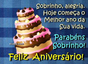 Feliz Aniversário para Sobrinho - Celular e Whatsapp gkmjgnb6
