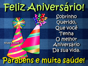 Feliz Aniversário para Sobrinho - Celular e Whatsapp gkmjhbb6