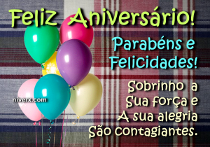 Feliz Aniversário para Sobrinho - Celular e Whatsapp gkmjnb6