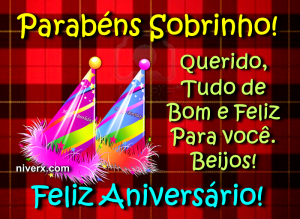 Feliz Aniversário para Sobrinho - Celular e Whatsapp gkmnjnb6