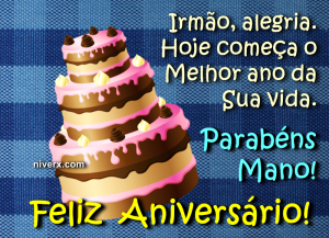 Feliz Aniversário para irmão - celular e Whatsapp gdfuhjy