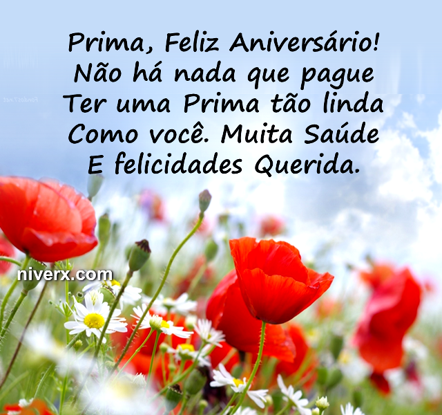 Feliz Aniversário para prima - Celular e Whatsapp 14 (10)