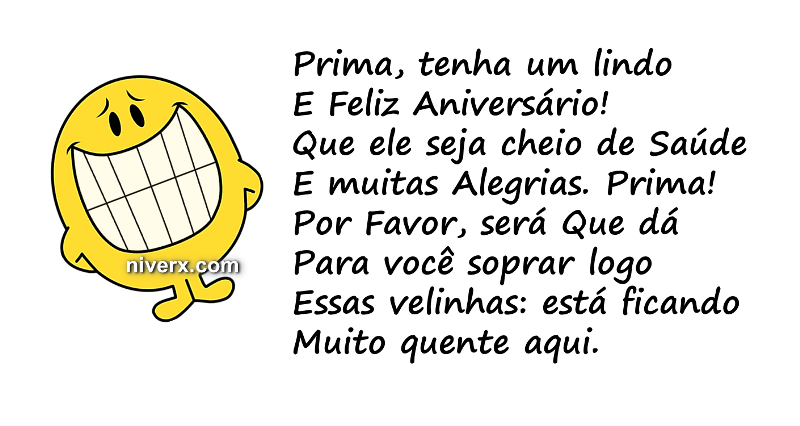 Feliz Aniversário para prima - Celular e Whatsapp 14 (11)