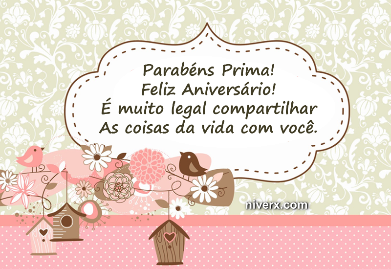 Feliz Aniversário para prima - Celular e Whatsapp 14 (5)