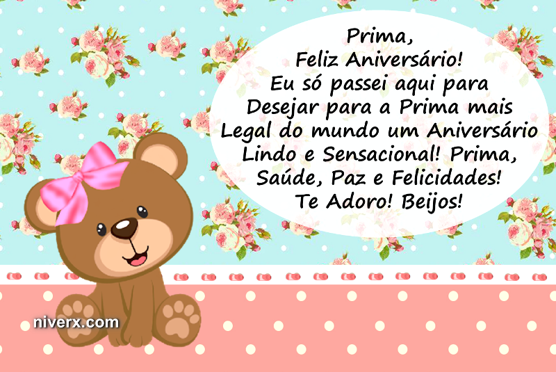 Feliz Aniversário para prima - Celular e Whatsapp h (9)