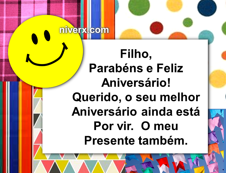 Aniversário Engraçado para Filho - Celular e Whatsapp grjj