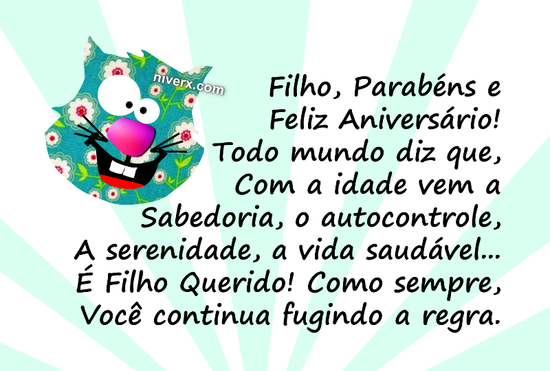 Aniversário Engraçado para Filho - Facebook E1