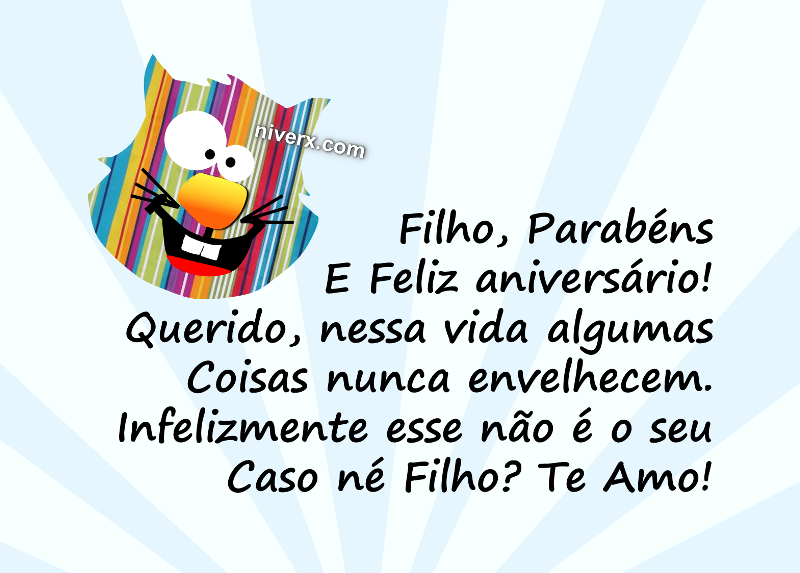 Aniversário Engraçado para Filho - Facebook E3