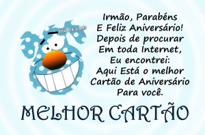 Aniversário Engraçado para Irmão - Facebook e Whatsapp C2