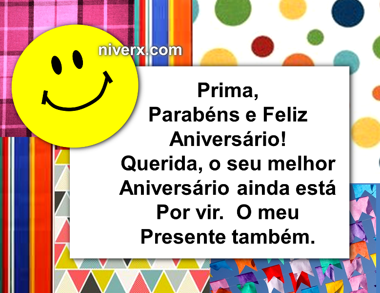 Aniversário Engraçado para Prima - Celular e Whatsapp ij (6)