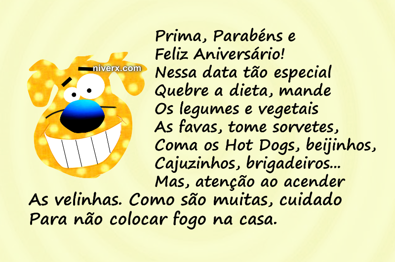 Aniversário Engraçado para Prima - Facebook e Whatsapp E2  (5)