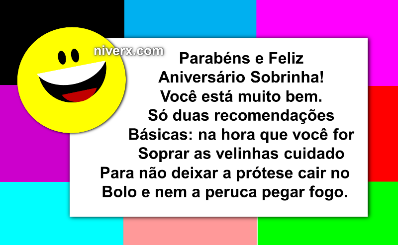 Aniversário Engraçado para Sobrinha - Celular e Whatsapp y (4)