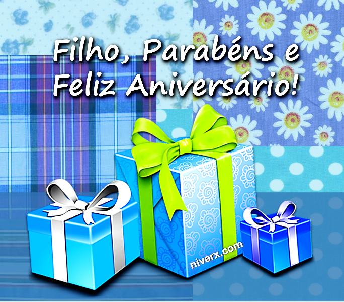 Aniversário para Filho - Celular e Whatsapp c5