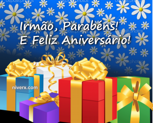 Aniversário para Irmão - Facebook e Whatsapp C12