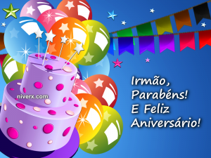 Aniversário para Irmão - Facebook e Whatsapp C14