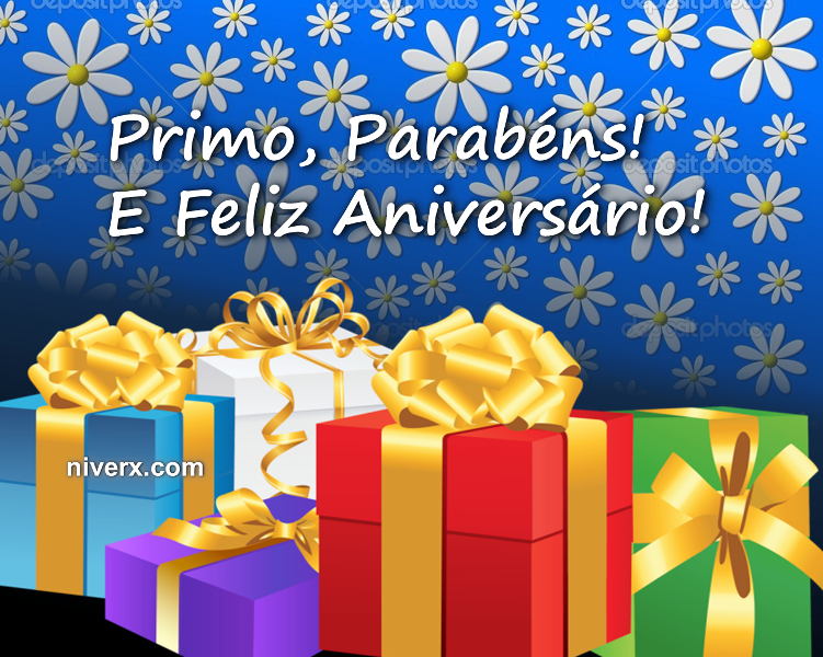 Aniversário para Primo - Facebook e Whatsapp C12