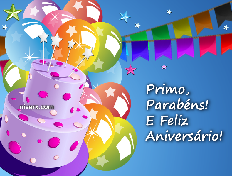 Aniversário para Primo - Facebook e Whatsapp C14