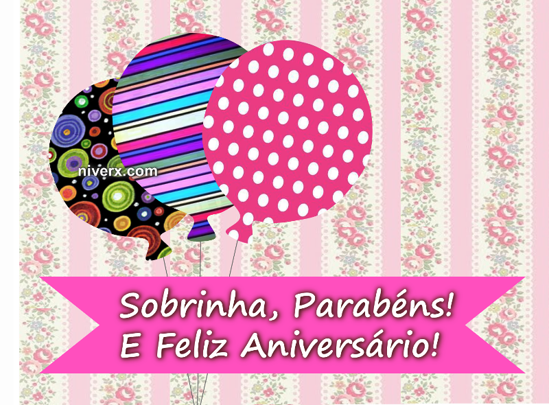 Aniversário para Sobrinha - Facebook Whatsapp C10