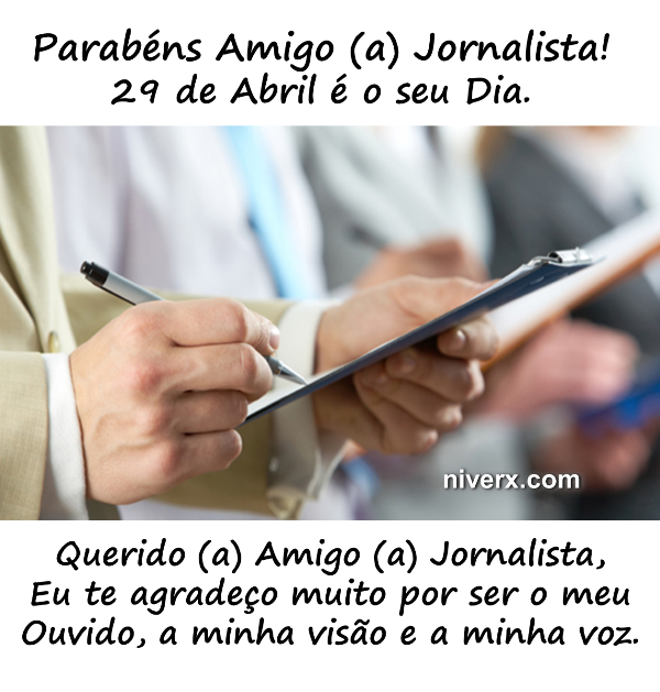 Dia do Jornalista - Whatsapp e Facebook