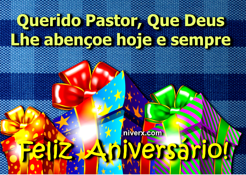 Felia Aniversário para Pastor - Celular e Whatsapp hnkj