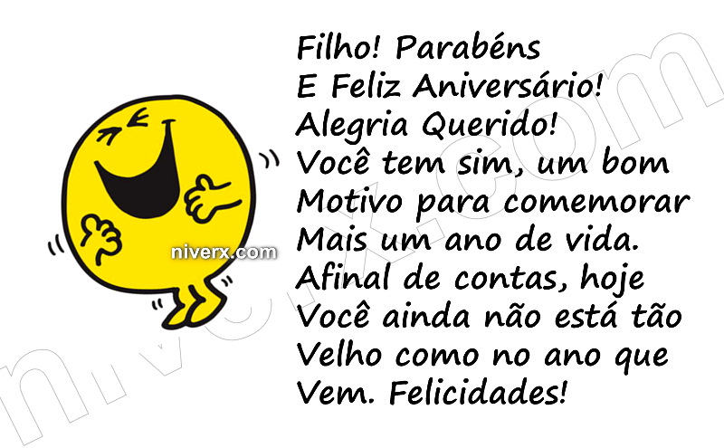 Feliz Aniversário Engraçado para Filho - Celular e Whatsapp g (1)