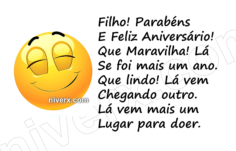 Feliz Aniversário Engraçado para Filho - Celular e Whatsapp g (4)