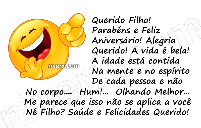 Feliz Aniversário Engraçado para Filho - Celular e Whatsapp g (5)