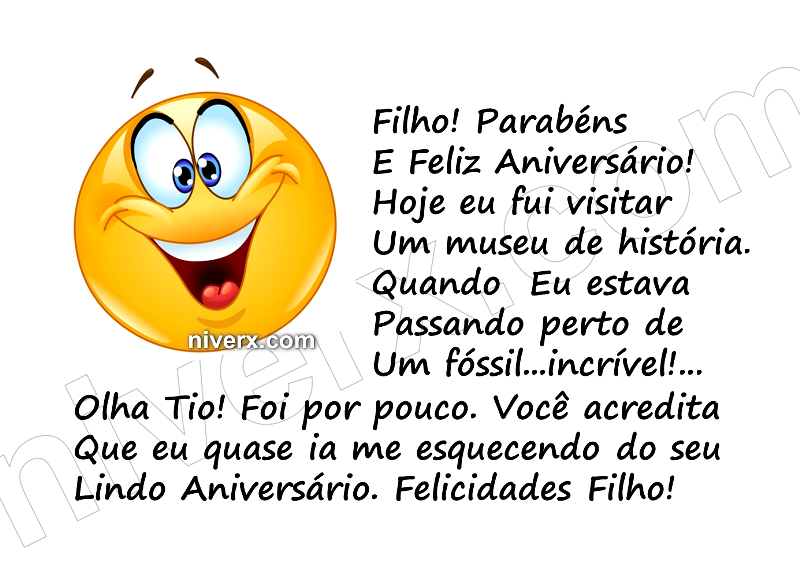 Feliz Aniversário Engraçado para Filho - Celular e Whatsapp g (7)