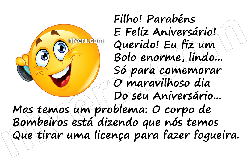 Feliz Aniversário Engraçado para Filho - Celular e Whatsapp g (9)