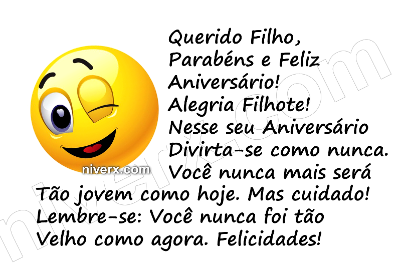 Feliz Aniversário Engraçado para Filho - Celular e Whatsapp ujgh (2)