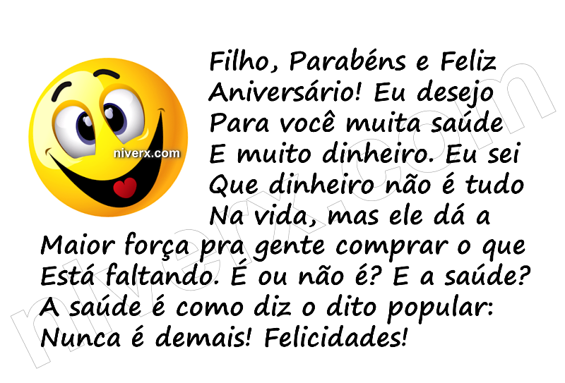 Feliz Aniversário Engraçado para Filho - Celular e Whatsapp ujgh (6)