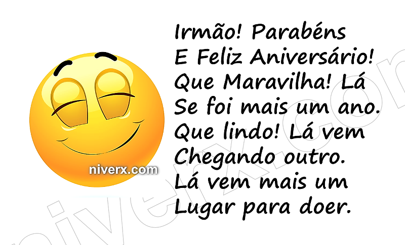 Feliz Aniversário Engraçado para Irmão - Celular e Whatsapp hg (4)