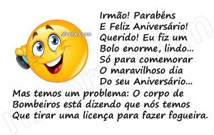 Feliz Aniversário Engraçado para Irmão - Celular e Whatsapp hg (7)