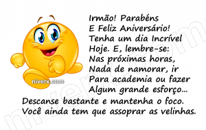 Feliz Aniversário Engraçado para Irmão - Celular e Whatsapp hg (9)