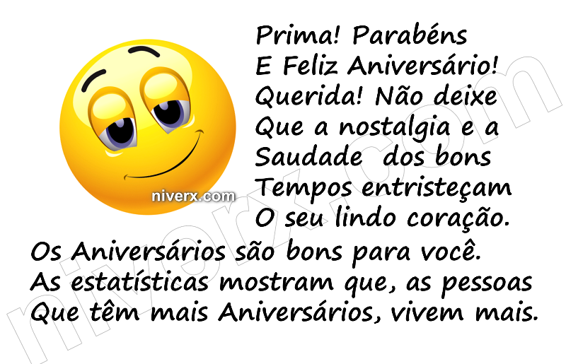 Feliz Aniversário Engraçado para Prima - Celular e Whatsapp u (5)