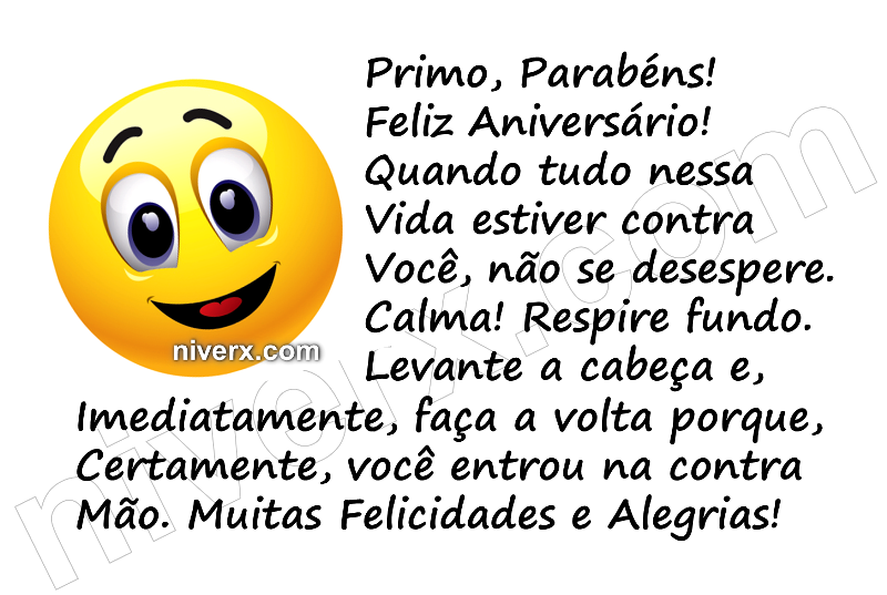 Feliz Aniversário Engraçado para Primo - Celular e Whatsapp g8 (8)