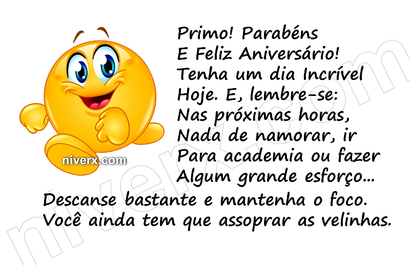 Feliz Aniversário Engraçado para Primo - Celular e Whatsapp n (2)