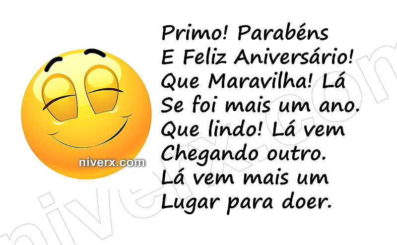 Feliz Aniversário Engraçado para Primo - Celular e Whatsapp n (3)