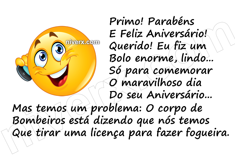 Feliz Aniversário Engraçado para Primo - Celular e Whatsapp n (4)