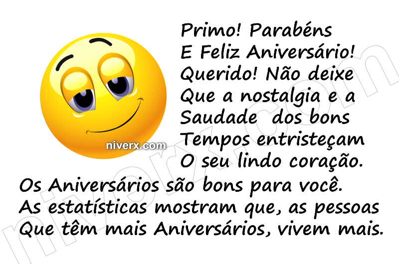 Feliz Aniversário Engraçado para Primo - Celular e Whatsapp n (5)