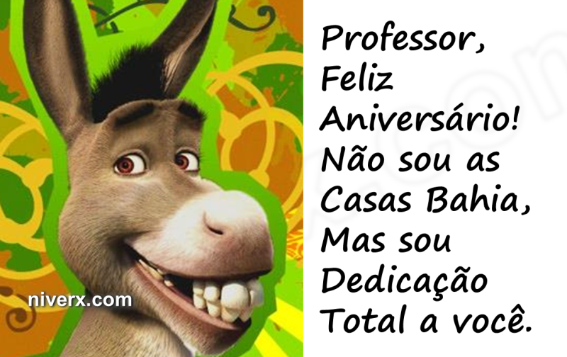 Feliz Aniversário Engraçado para Professor - Celular e Whatsapp y6 (11)