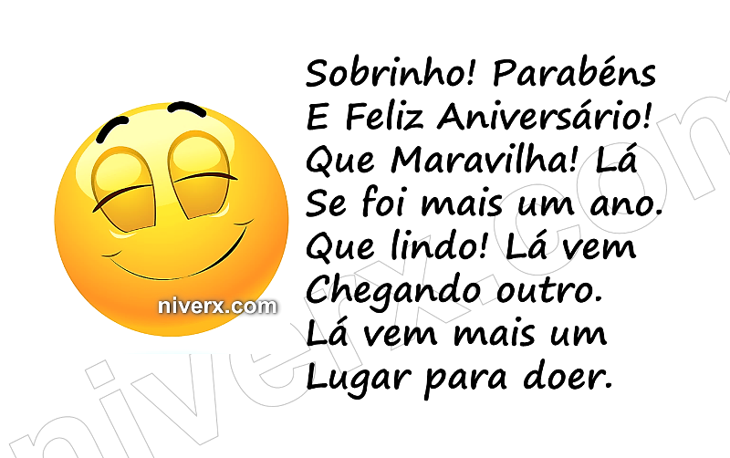 Feliz Aniversário Engraçado para Sobrinho - Celular e Whatsapp v (7)
