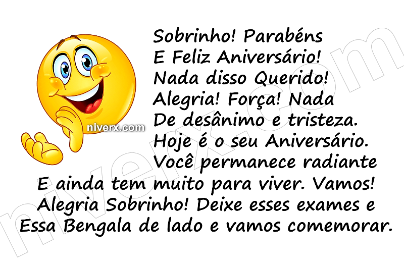 Feliz Aniversário Engraçado para Sobrinho - Celular e Whatsapp v (9)