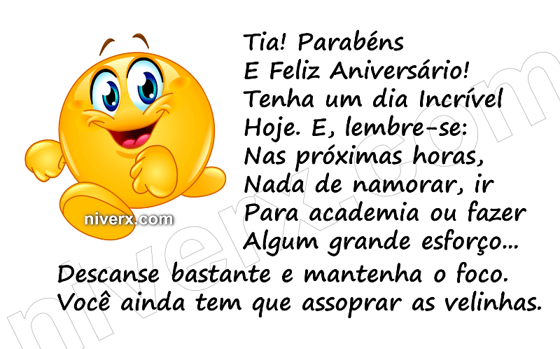 Feliz Aniversário Engraçado para Tia - Celular e Whatsapp fd (8)