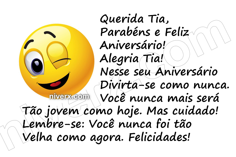 Feliz Aniversário Engraçado para Tia - Celular e Whatsapp t (1)