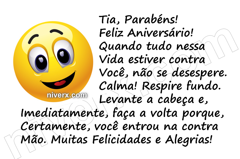 Feliz Aniversário Engraçado para Tia - Celular e Whatsapp t (5)