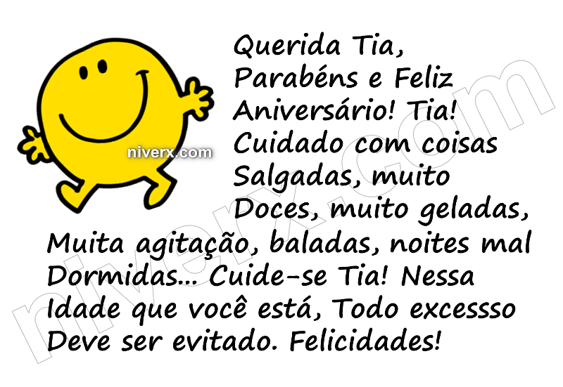 Feliz Aniversário Engraçado para Tia - Celular e Whatsapp t (7)