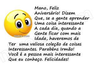 Feliz Aniversário Engraçado para irmão - Celular e Whatsapp m (4)