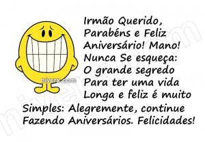 Feliz Aniversário Engraçado para irmão - Celular e Whatsapp m (6)