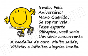 Feliz Aniversário Engraçado para irmão - Celular e Whatsapp m (7)